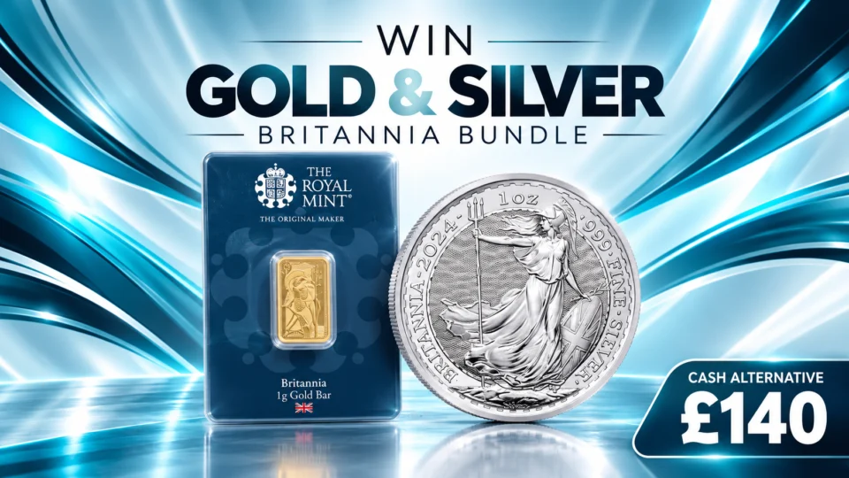 Win Royal Mint Gold & Silver Britannia Bundle